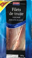 Filet de truite sans peau