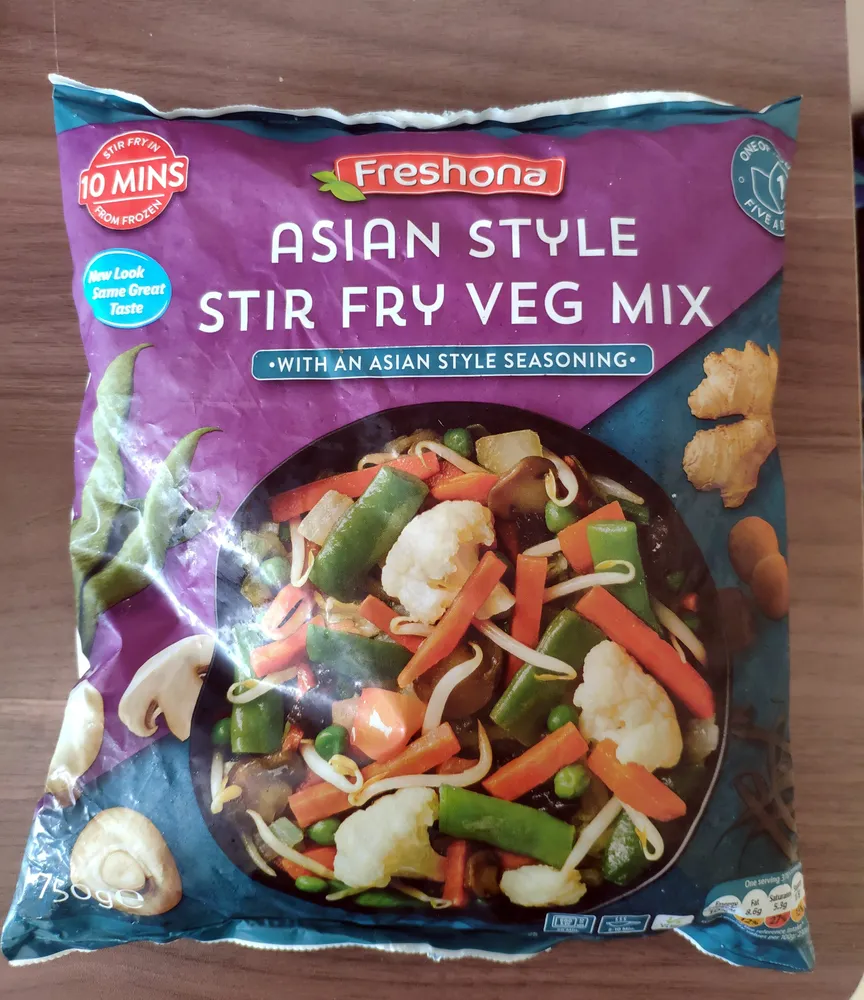 Gemüsepfanne Asiatische Art