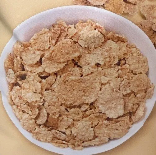 Copos de arroz y trigo integral