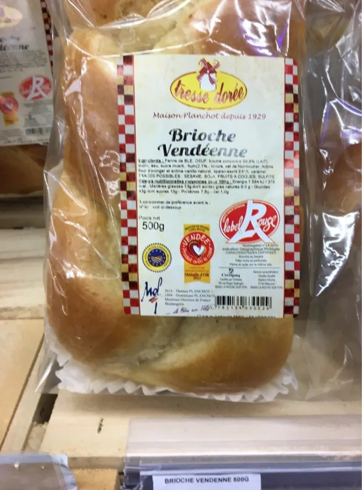 Brioche vendeenne