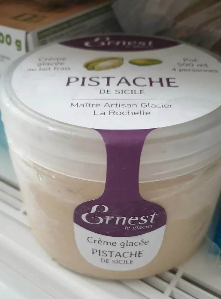 Creme glacée pistache de sicile