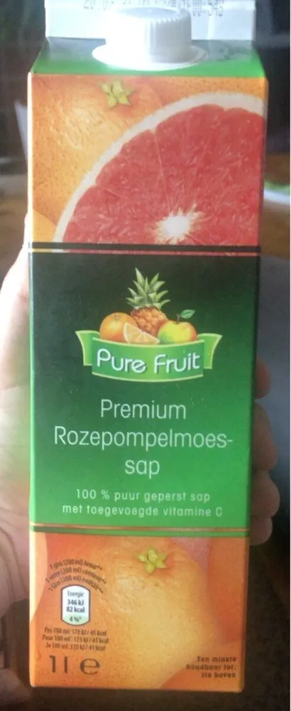 Jus de pamplemouse rose