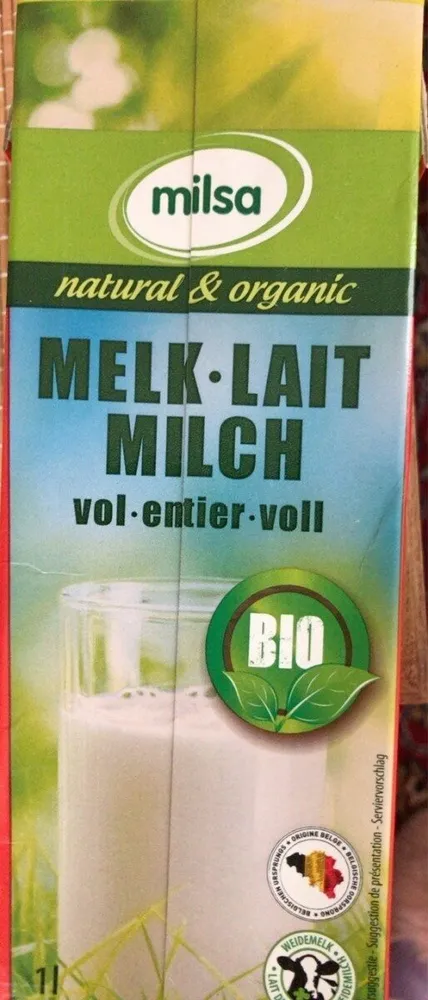 Bio lait entier