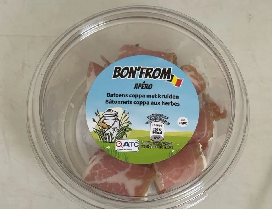 Bâtonnets coppa aux herbes