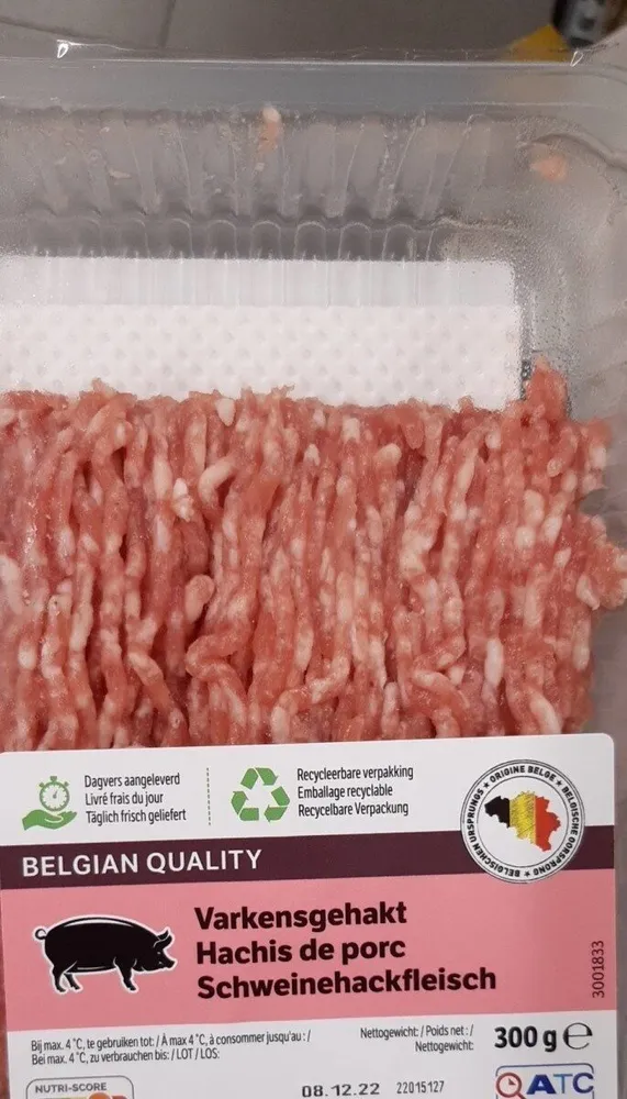 Hachis de porc