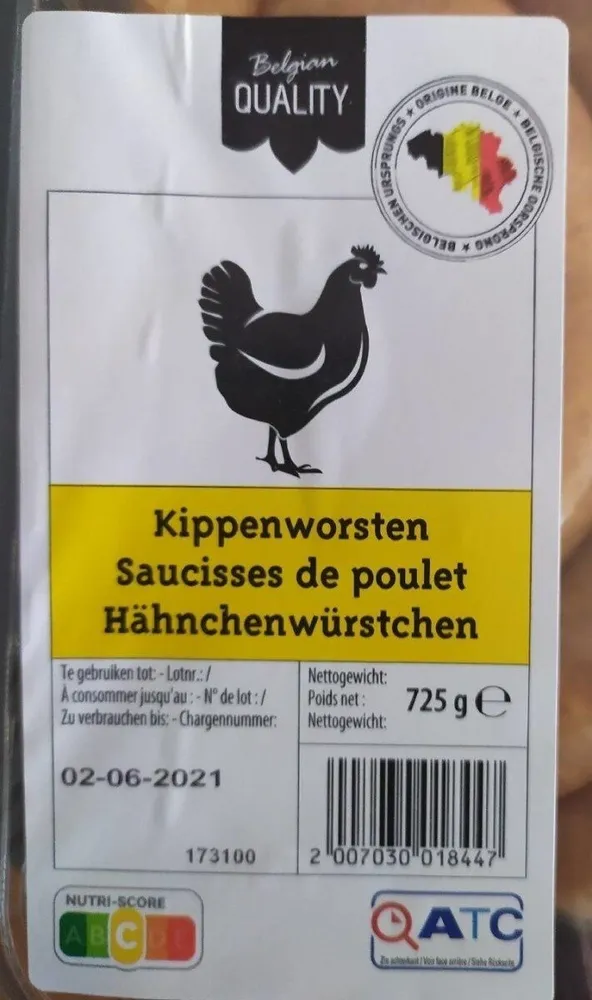 Saucisses de poulet