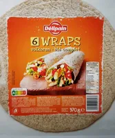 6 wraps blé complet