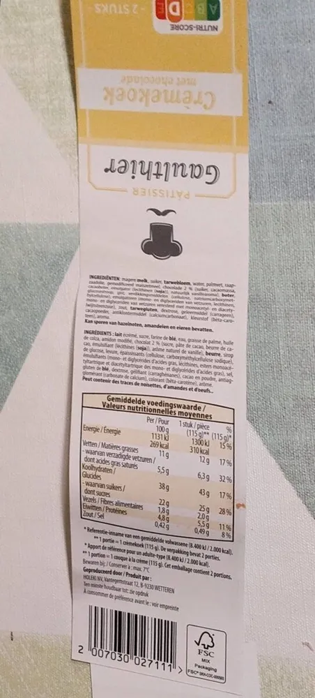 Crème koek
