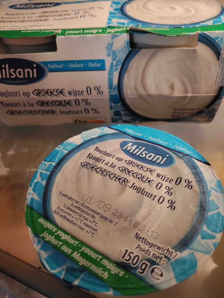 Yoghurt op Griekse wijze 0%