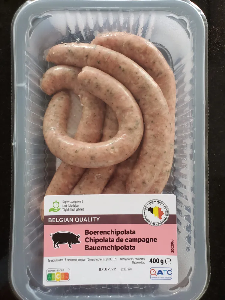 Chipolata de campagne porc