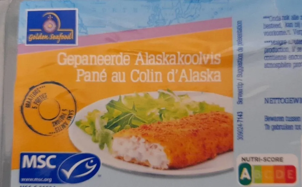 Pané au colin d'Alaska