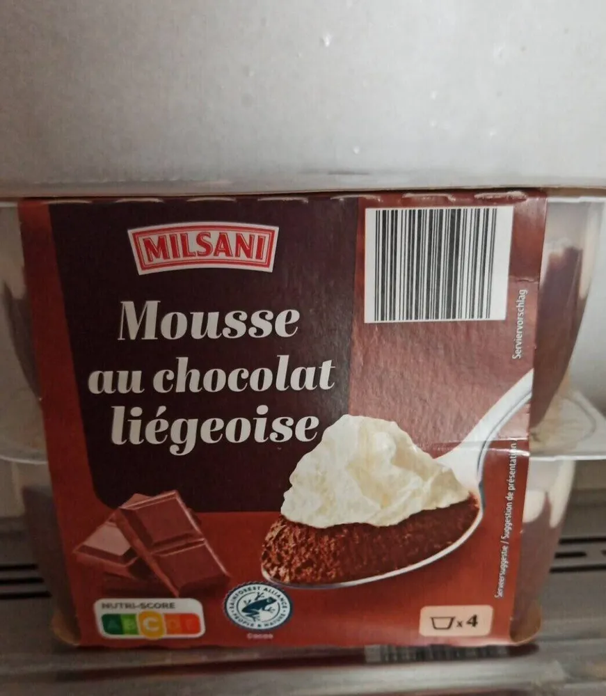 Mousse au chocolat liégeoise