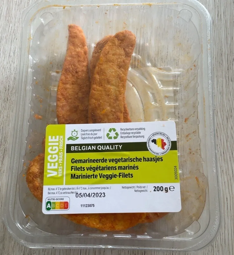 Filets végétariens marinés