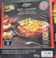 Beef Lasagne with beef and merlot ragu sauce