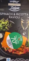 Spinach and ricotta ravioli