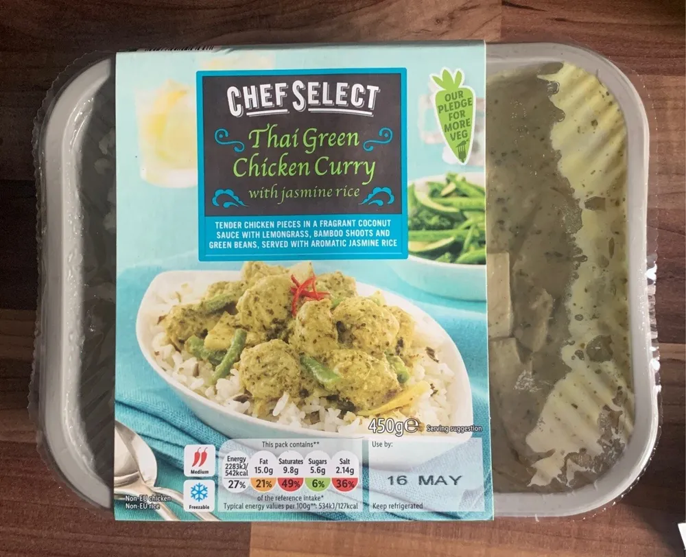 Thai green chicken curry