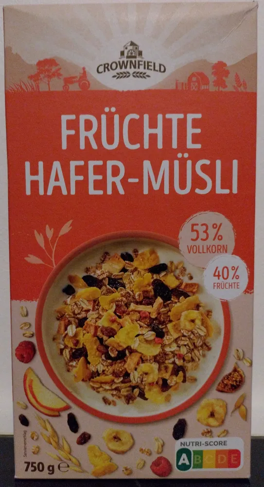 Früchte Hafer-Müsli