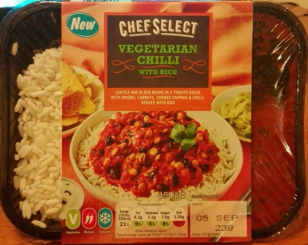 Vegetarian Chilli with Rice