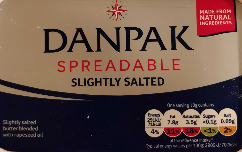 SPREADABLE SLIGHTLY SALTED
