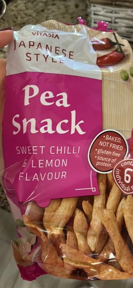 Pea Snack Sweet Chilli & Lemon Flavour