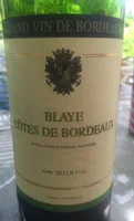 Blayes Côte de Bordeaux 2013