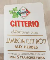 Jambon cuit roti aux herbes