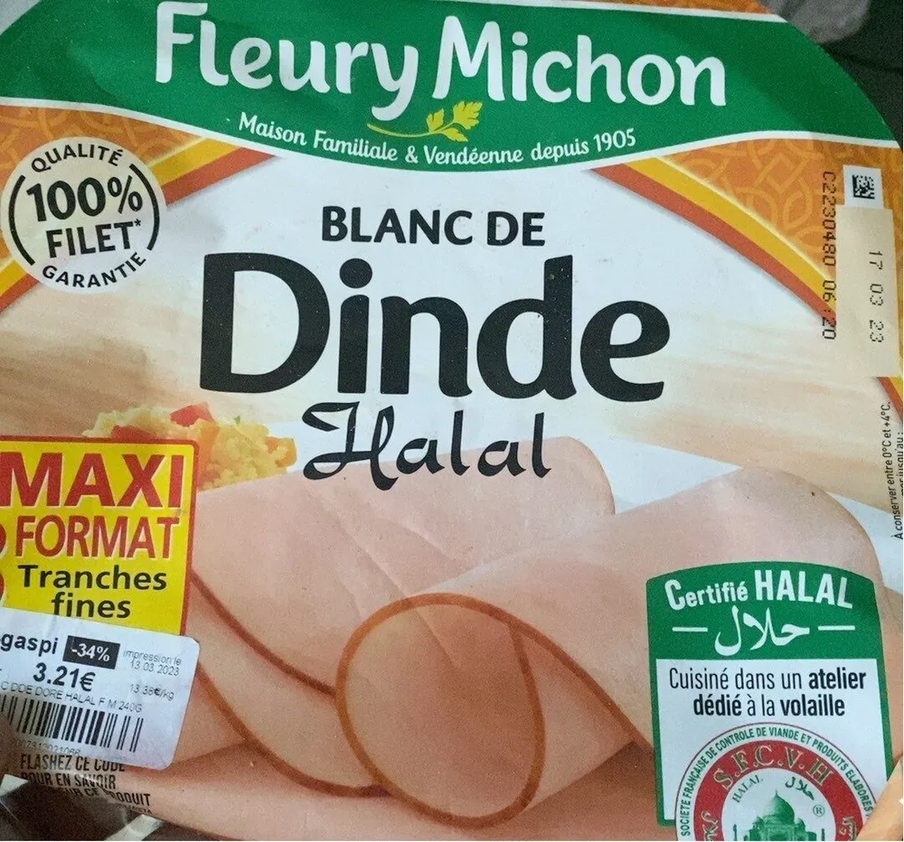 Blanc de Dinde Halal
