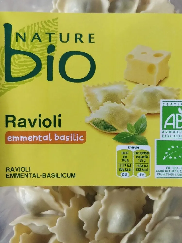 Ravioli Emmental Basilic