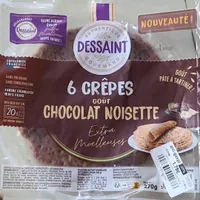 Crêpes goût chocolat noisette