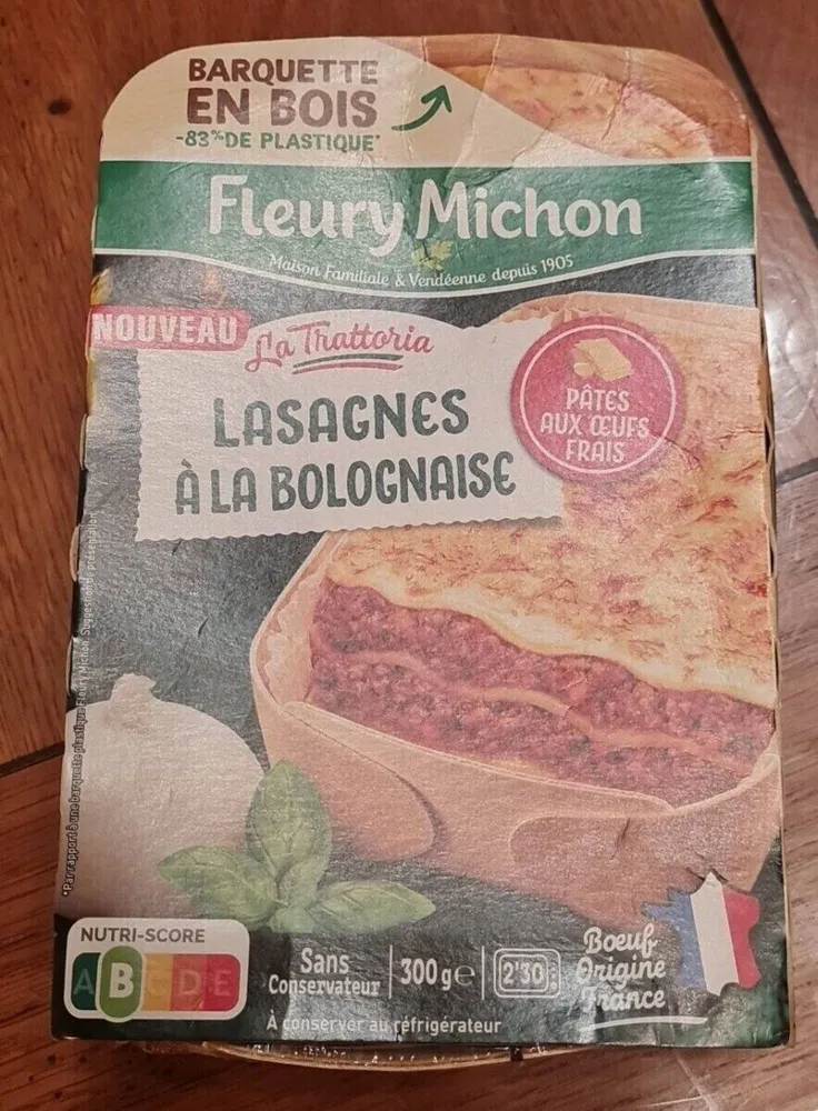 Lasagnes à la bolognaise