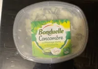 Concombre au fromage blanc et ciboulette