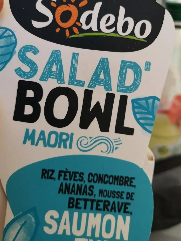 Sodebo salad bowl maori