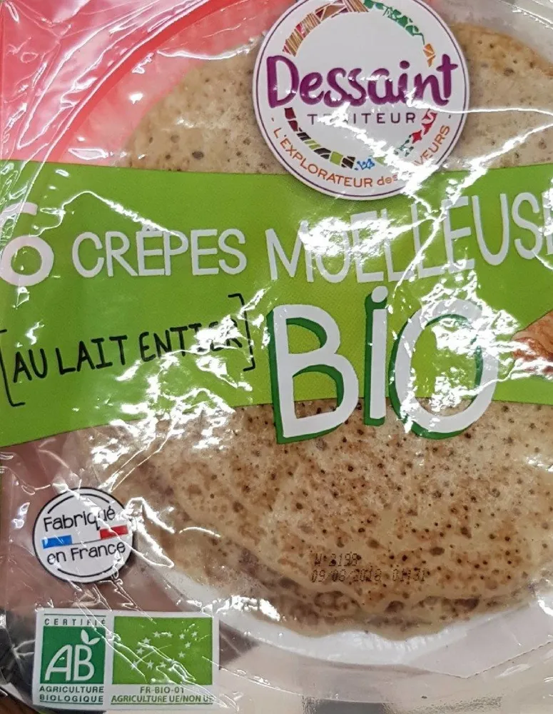 6 crêpes moelleuse bio