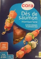 Dés de saumon