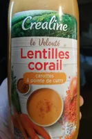 Velouté lentilles corail
