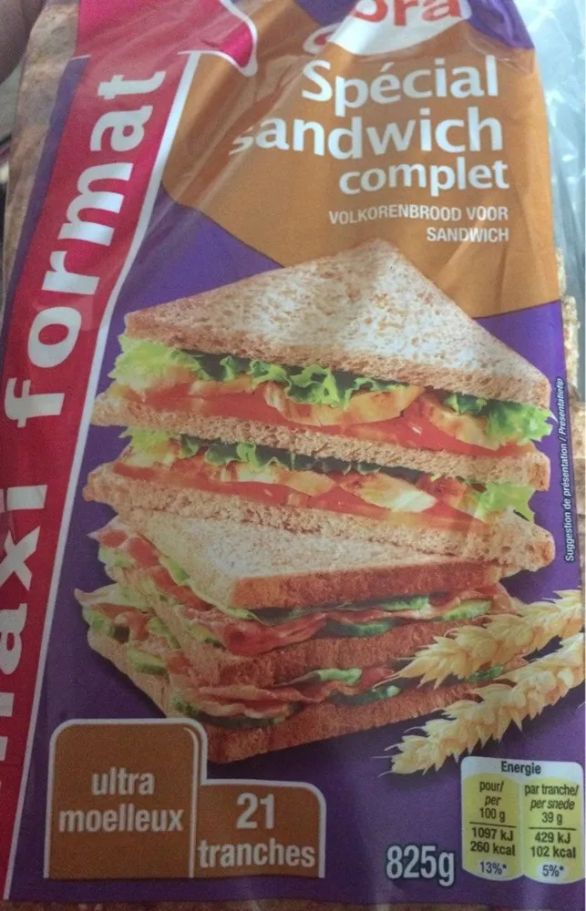 Spécial sandwich complet