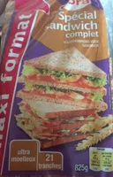 Spécial sandwich complet