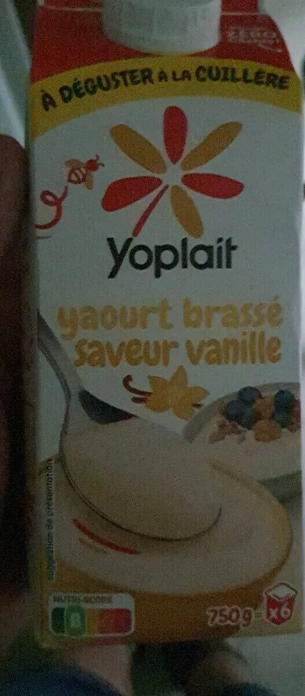Yaourt brassé saveur vanille