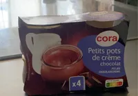 Petits pots de creme chocolat