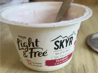Skyr framboise & jus de grenade
