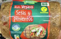 Rulo vegetal setas y pimiento