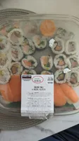 Costco Salmon Maki and Nigir Platter