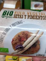 Rulo vegetal setas y pimientos