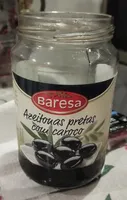 Azeitonas pretas com caroço