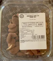 Amandes Grillées Sans Sel