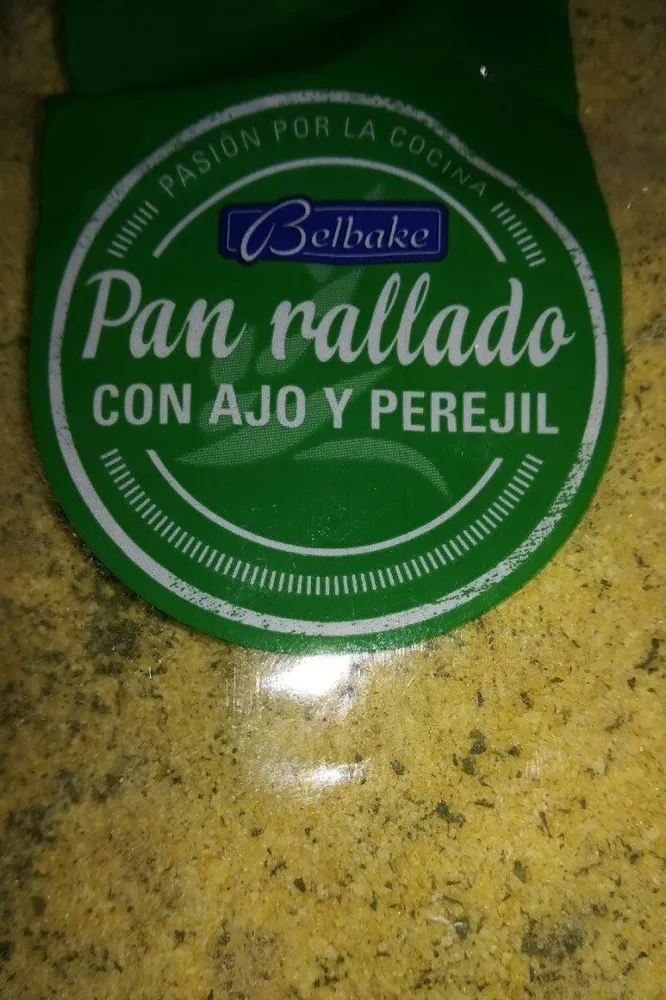Pan rallado con ajo y perejil