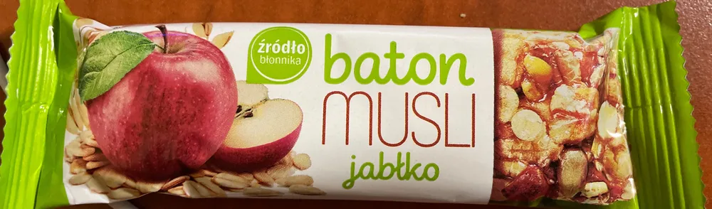 Baton musli jabłko