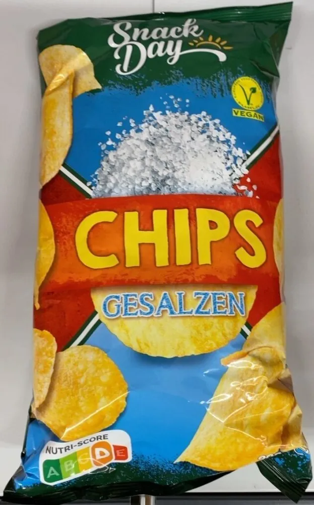 Chips gesalzen