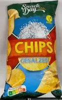 Chips gesalzen