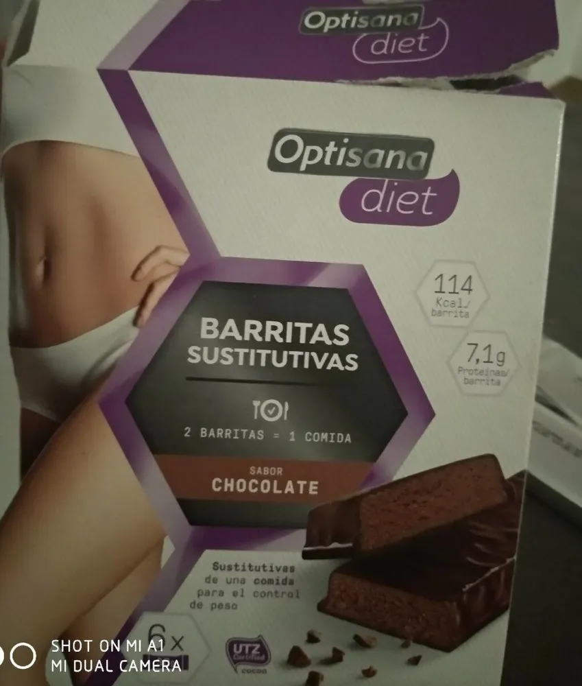 Barrita sustitutiva chocolate